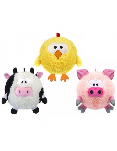 INFLABLE PELUIX ANIMALS GRANJA 45CM 3 MODELS