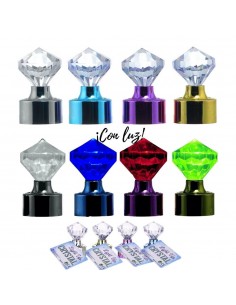 DIAMANT AMB LLUM EN 4 COLORS