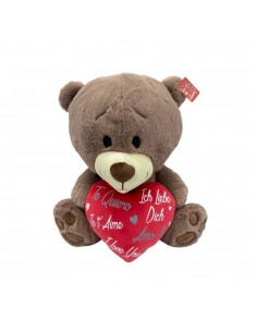 OSO COFFEE CON CORAZÓN 40CM