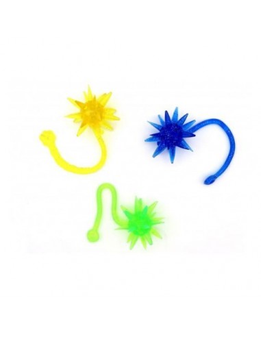 STICKY SPIKED BALL 4.5CM 3 COLORES