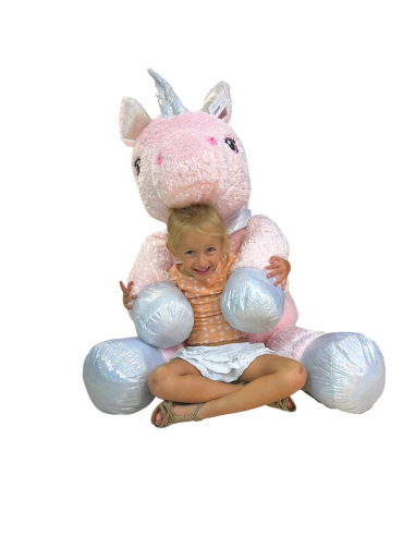 UNICORNI ROSA BRILLANT 130CM