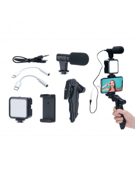 MICRO LUZ PARA MÓVIL REDES SOCIALES SETA 7PC VLOGGING KIT