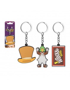 LLAVERO WONKA 2D 6CM 3 MODELOS