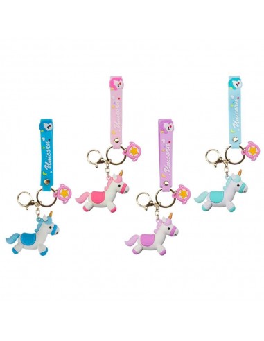 LLAVERO UNICORNIO CINTA 4 COLORES