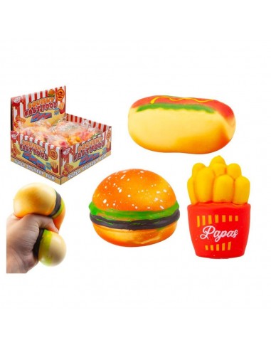 FAST FOOD SQUISHY 9CM 3 MODELOS 