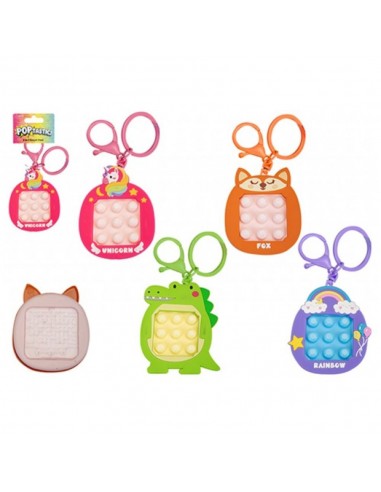 LLAVERO BUBBLE CLICKER 8CM 4 MODELOS