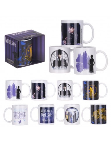 TAZA MIÉRCOLES 312ML 4 MODELOS WEDNESDAY