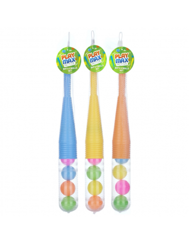 BATE Y PELOTA PARA JUGAR 60CM