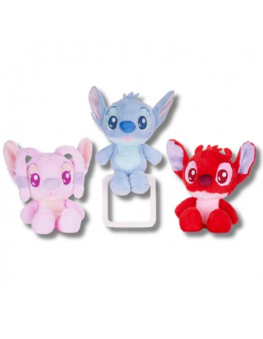 STITCH, LEROY Y ANGEL CHIBI 30CM