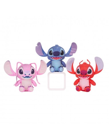 STITCH, LEROY Y ANGEL ESSENTIAL 25CM