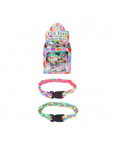 PULSERA TRENZA CORDONES...