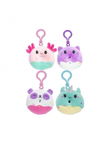 BAG CLIP KAWAII DONUT 10CM 4 MODELOS