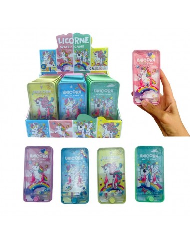 MOVIL JUGUETE UNICORNIOS 4 MODELOS CONSOLA DE AGUA
