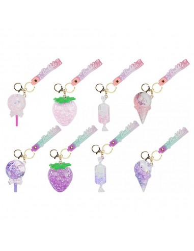 LLAVERO ACRYLIC DULCES BRILLI LIQUIDO 