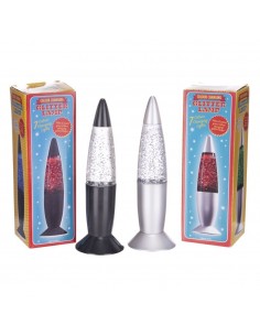 LAMPARA GLITTER 18CM 2 COLORS