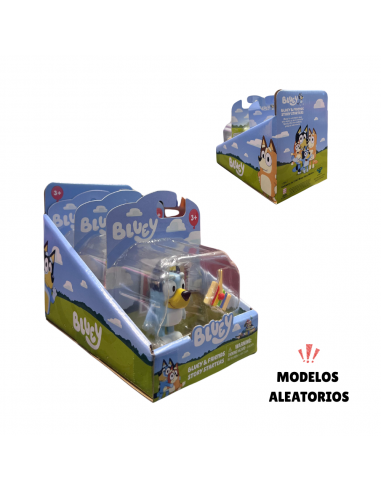 BLUEY FIGURAS PVC EN BLISTER MODELOS ALEATORIOS