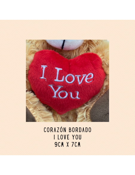 OS VALENTI AMB COR I LOVE YOU 20 CM