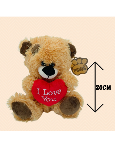 OS VALENTI AMB COR I LOVE YOU 20 CM