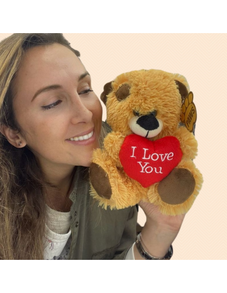 OS VALENTI AMB COR I LOVE YOU 20 CM
