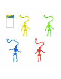 STICKY ESQUELETS 9CM 4 COLORS