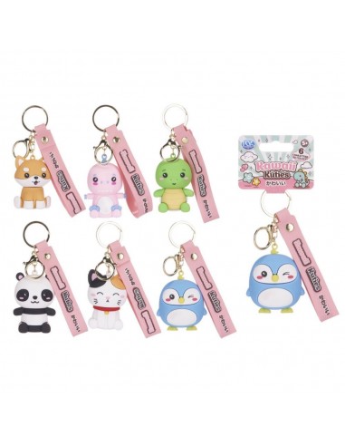 LLAVERO KAWAII KUTIES CON CINTA 3D