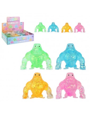 SQUEEZE GORILAS 8.5CM 4 COLORES