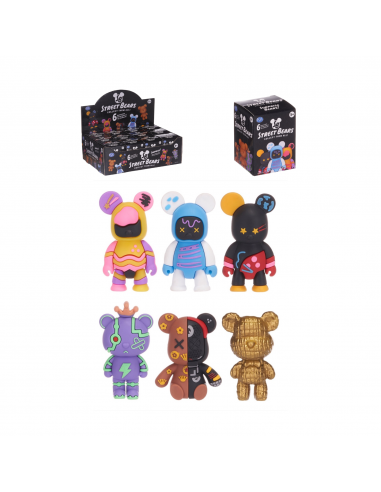 BLIND BOX STREET BEAR 8CM 6 MODELS