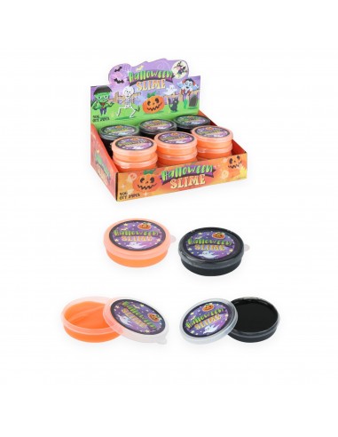 SLIME HALLOWEEN 40G 7x2CM 2 COLORES