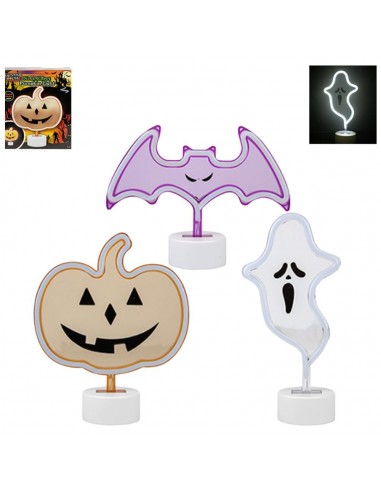 LUZ DE MESITA HALLOWEEN NEON 3 MODELOS