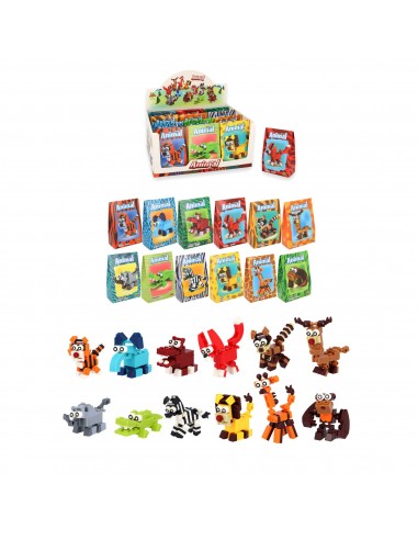 JOC CONSTRUCCIÓ ANIMALS 12 MODELS