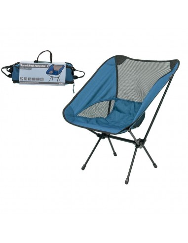 SILLA CAMPING PORTATIL AZUL
