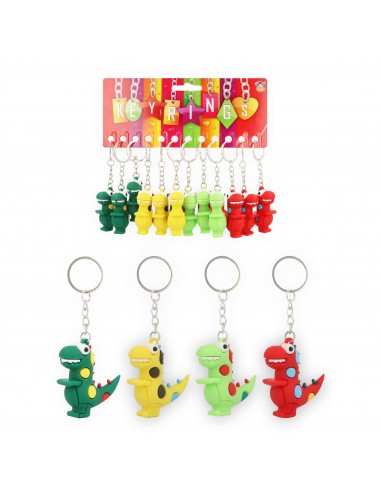 LLAVEROS DINOSAURIOS 3D 5CM 4 MODELOS
