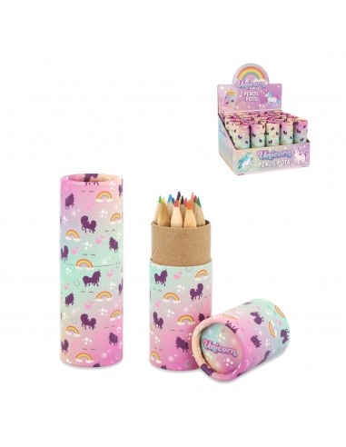 COLORS EN TUB D'UNICORNS 8CM 12 UNITATS