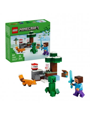 21583 LEGO LA AVENTURA DE STEVE EN LA TAIGA