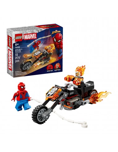 76335 LEGO SPIDER-MAN VS MOTO DEL MOTORISTA FANTASMA
