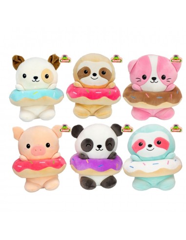 KAWAII FLOTADOR DONUT 23CM 6 MODELS