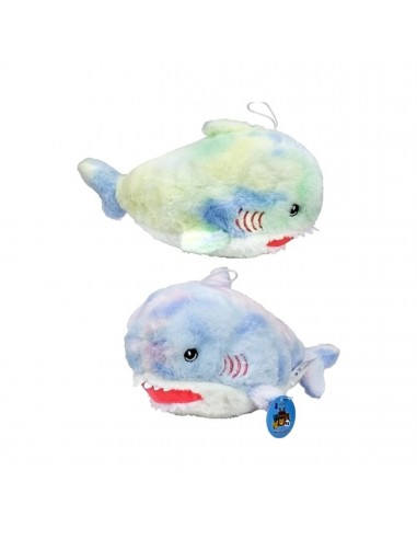 PELUCHE TIBURÓN 20CM 2 COLORES