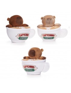 CAPIBARA CAPUCHINO 18CM 3 MOD