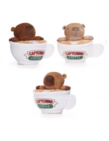 CAPIBARA CAPUCHINO 18CM 3 MOD