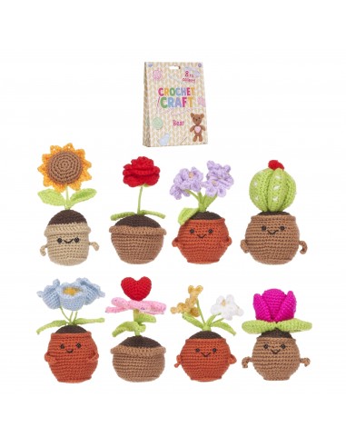 KIT PLANTA EN TEST EN CROCHET DIY 8 MODELS
