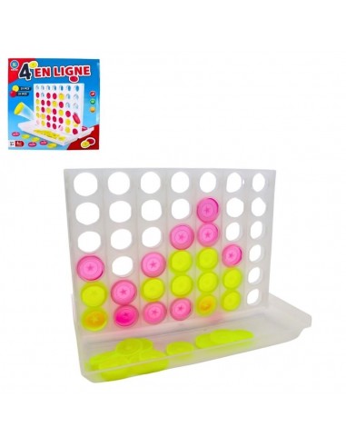 JUEGO 4 EN RAYA 25.5X19.5CM NEON