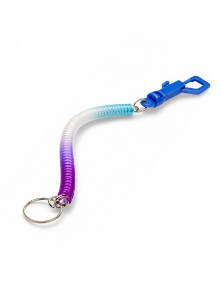 LLAVERO RESORTE 6 COLORES 34CM
