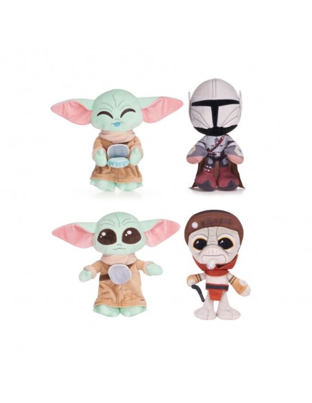 GROGU Y MANDALORIAN 30CM 4 MODELS STAR WARS