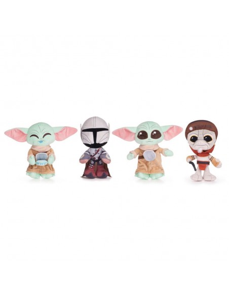 GROGU Y MANDALORIAN 30CM 4 MODELS STAR WARS
