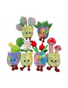 PELUCHE PLANTA 22CM 6 MODELOS