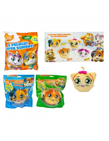 GATS DE PELUIX SQUISKY (PACK DE 2 UNITATS) 21X25CM