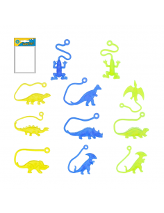 STICKY DINOS 7CM 12 MODELS