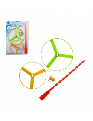 JUEGO LANZADOR VOLADOR 15CM (2 PIEZAS)