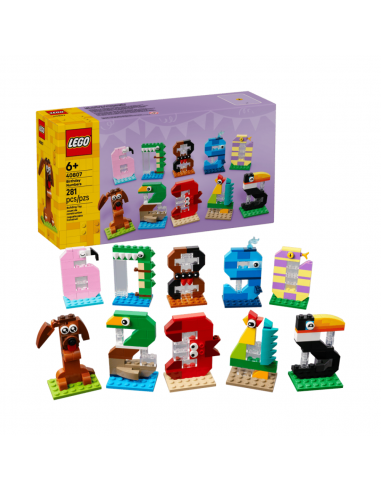 40807 LEGO NÚMEROS D'ANIVERSARI