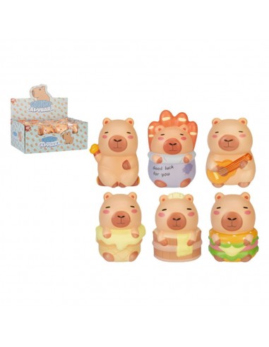 SQUASHY CAPIBARA KAWAII 9,5CM 6 MODELS
